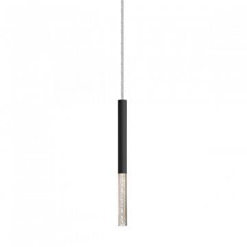 Pendul LED design minimalist One, negru mat