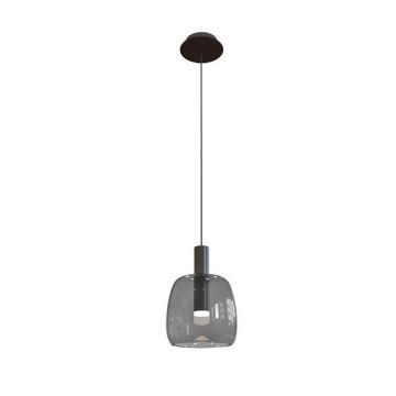Pendul LED design modern Panil negru nisipos