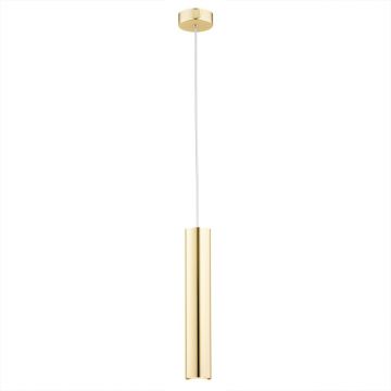 Pendul modern design tubular GOMERA auriu