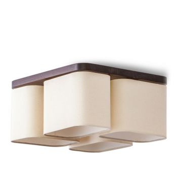Plafoniera clasica fabricata manual din lemn OLIMPIA 4
