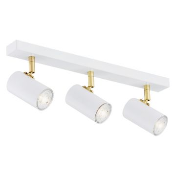 Plafoniera cu 3 spoturi design minimalist LAGOS alba