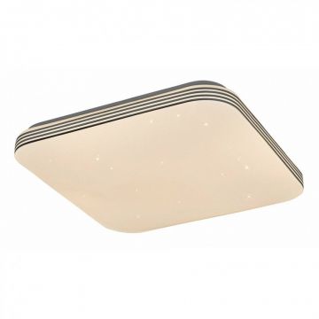 Plafoniera LED moderna Oscar 53cm alb/crom