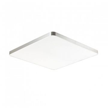 Plafoniera LED moderna SIERRA argintiu, 80x80cm