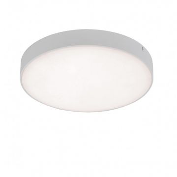 Plafoniera LED slim de exterior IP44 Tartu alb Ã˜17,5cm