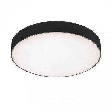 Plafoniera LED slim de exterior IP44 Tartu negru Ã˜30cm