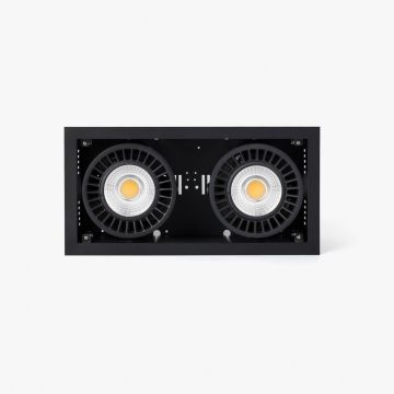 Spot LED incastrabil COLIN-2 Black recessed 48-72W 3000K 56Â°