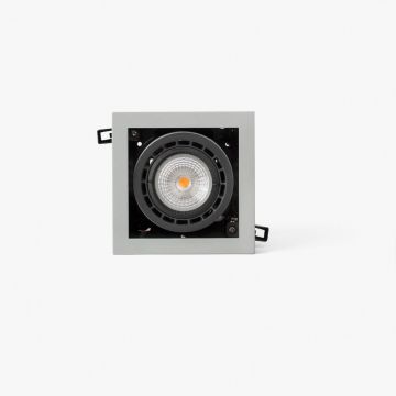 Spot LED incastrabil NANO COLIN-1 Grey recessed with frame 7-13W 2700K 56Â°