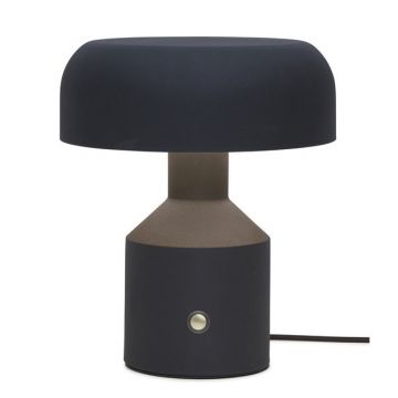 Veioza, Lampa de masa din metal Porto negru