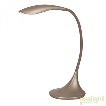 Veioza, lampa de masa moderna LED comutator tactil culoarea sampaniei Dominic 4167 RX
