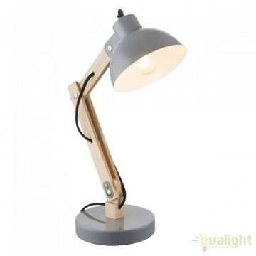 Veioza / Lampa de masa moderna Tongariro gri 21503 GL