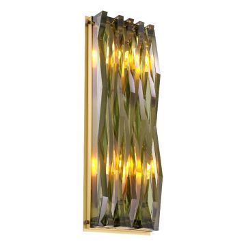 Aplica de perete cu aspect arhitectural Nuvola L alama antic/ verde