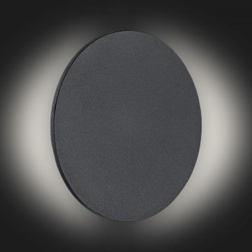 Aplica de perete cu lumina ambientala LED OREGON negru, 20cm