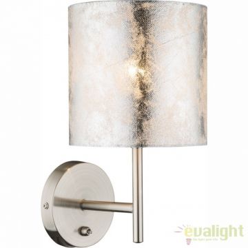 Aplica de perete design modern argintie AMY I 15188W GL