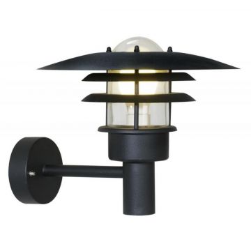 Aplica de perete exterior IP44 Lonstrup 32 negru 71411003NL