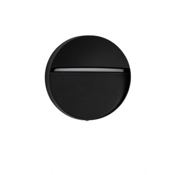 Aplica de perete LED iluminat ambiental exterior NECTAR negru