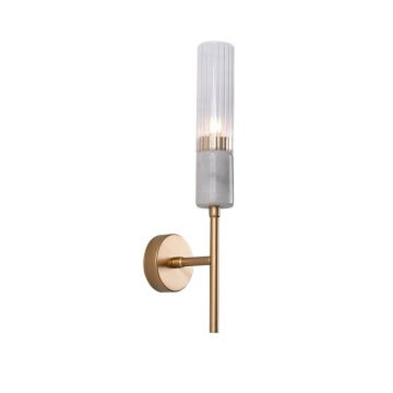 Aplica design decorativ modern MARBLE alb/auriu