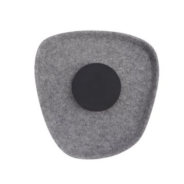 Aplica LED design modern decorativ ACOUSTIC negru/gri