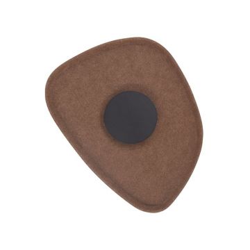 Aplica LED design modern decorativ ACOUSTIC negru/maro
