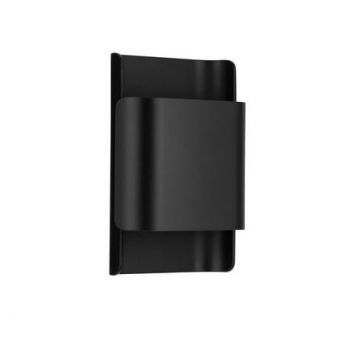 Aplica LED iluminat ambiental perete exterior IP54 POLLY negru