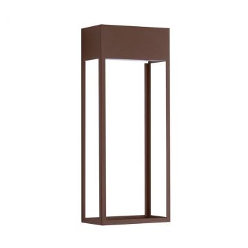 Aplica LED iluminat ambiental perete exterior IP65 MOBY Corten