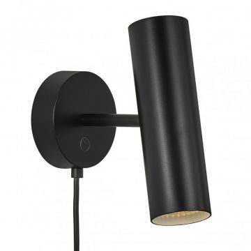 Aplica moderna de perete, Mib 6 neagra 61681003 DFTP