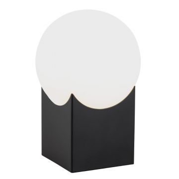 Lampa de masa minimalista AUSTIN negru/alb