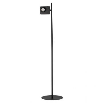 Lampa de podea LED cu spot directionabil stil minimalist KEDROS negru