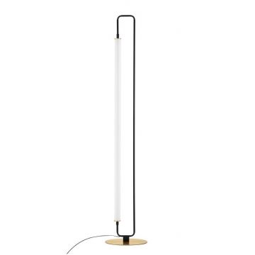 Lampa de podea LED moderna stil minimalist WETRO negru