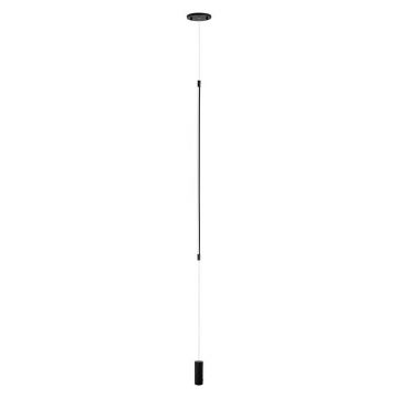Lampa LED suspendata tip lampadar minimalist Fily negru
