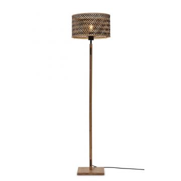 Lampadar eco din bambus Java straight nat/32x18, natur/ negru