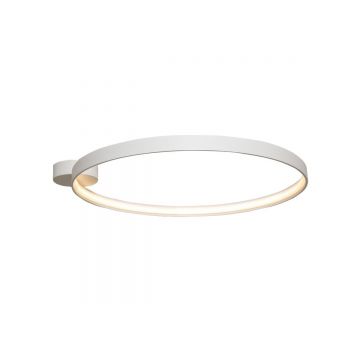 Lustra aplicata LED design modern circular CIRCLE 55, alb
