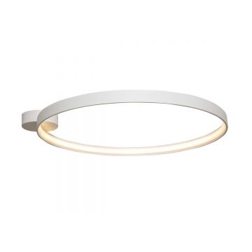 Lustra aplicata LED design modern circular CIRCLE 78, alb