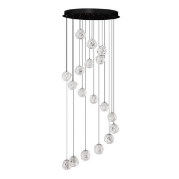 Lustra casa scarii cu pendule LED suspendate, deosebita design lux YFOS