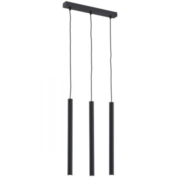 Lustra cu Pendule LED tubulare stil minimalist ETNA 3 negru