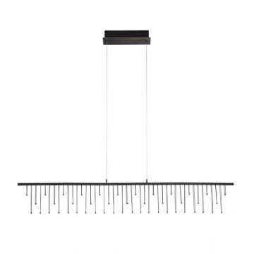 Lustra LED design ambiental deosebit Stellar L-120cm, negru