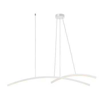 Lustra LED dimabila design minimalist Paulen alba