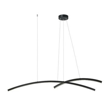 Lustra LED dimabila design minimalist Paulen negru