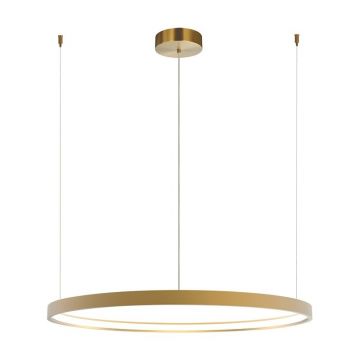 Lustra LED dimabila design modern Cirrcle D-90cm auriu