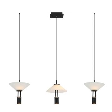 Lustra LED suspendata design modern decorativ Newy 3L negru