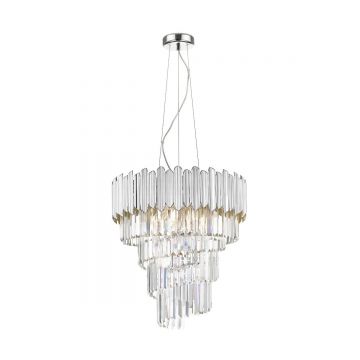 Lustra suspendata moderna design deosebit GLADIUS crom