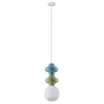 Pendul ceramic design modern CHIC verde/ albastru