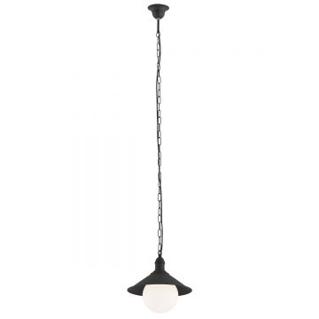 Pendul exterior stil clasic ERBA BIS negru