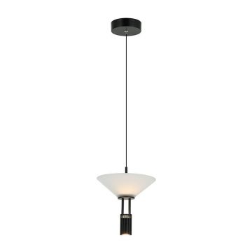 Pendul LED design modern decorativ Newy negru