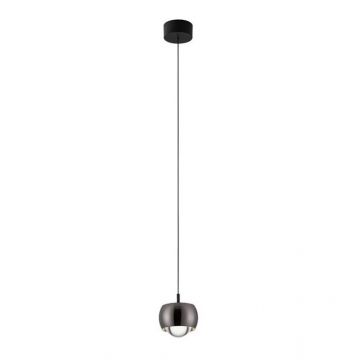 Pendul LED stil minimalist CONGA crom negru