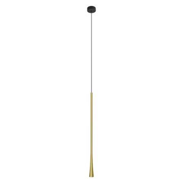 Pendul LED stil minimalist modern Slim negru/alama
