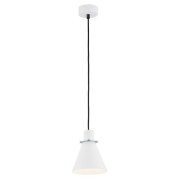 Pendul modern design retro Beverly alb/crom