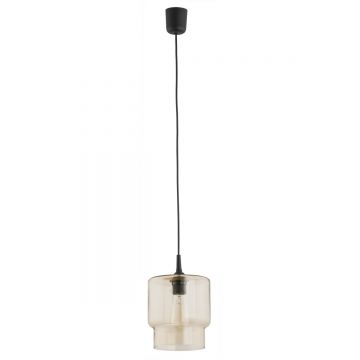 Pendul sticla design decorativ NEWA galben pal