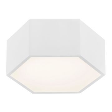 Plafoniera LED moderna design hexagonal ARIZONA 9W alba