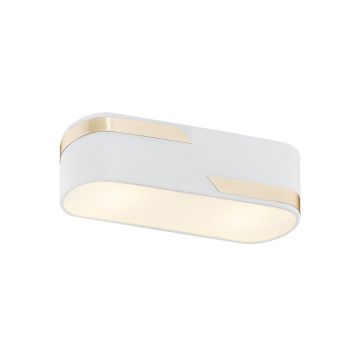 Plafoniera metalica design modern TONI 30cm alb/auriu