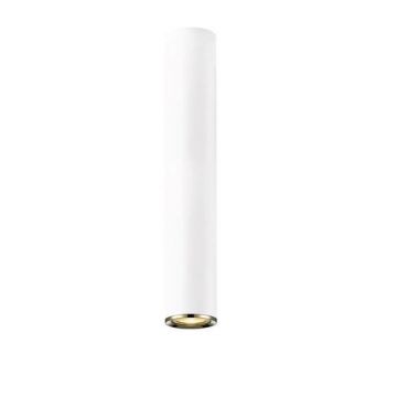 Spot aplicat design minimalist LOYA H-35cm, alb mat/ french gold